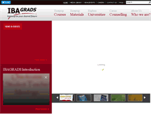 Tablet Screenshot of ibagrads.com